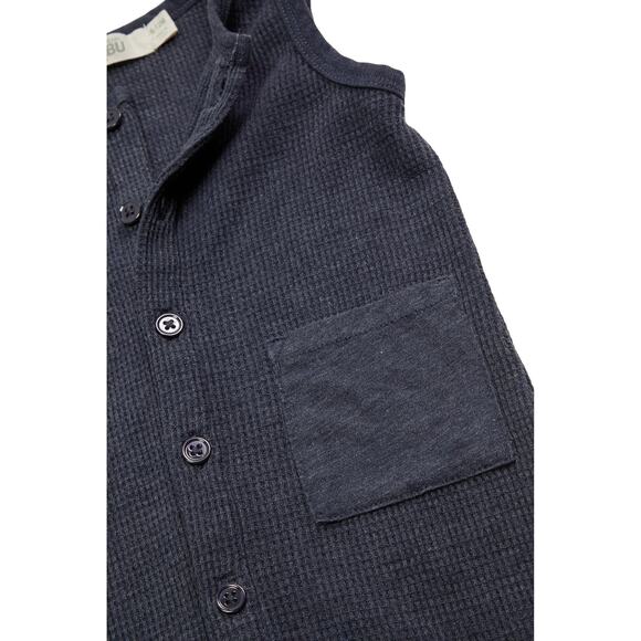 BAREFOOT DREAMS Malibu Collection® Baby Waffle Onesie Set SZ 6-12 Mo. - Picture 4 of 4